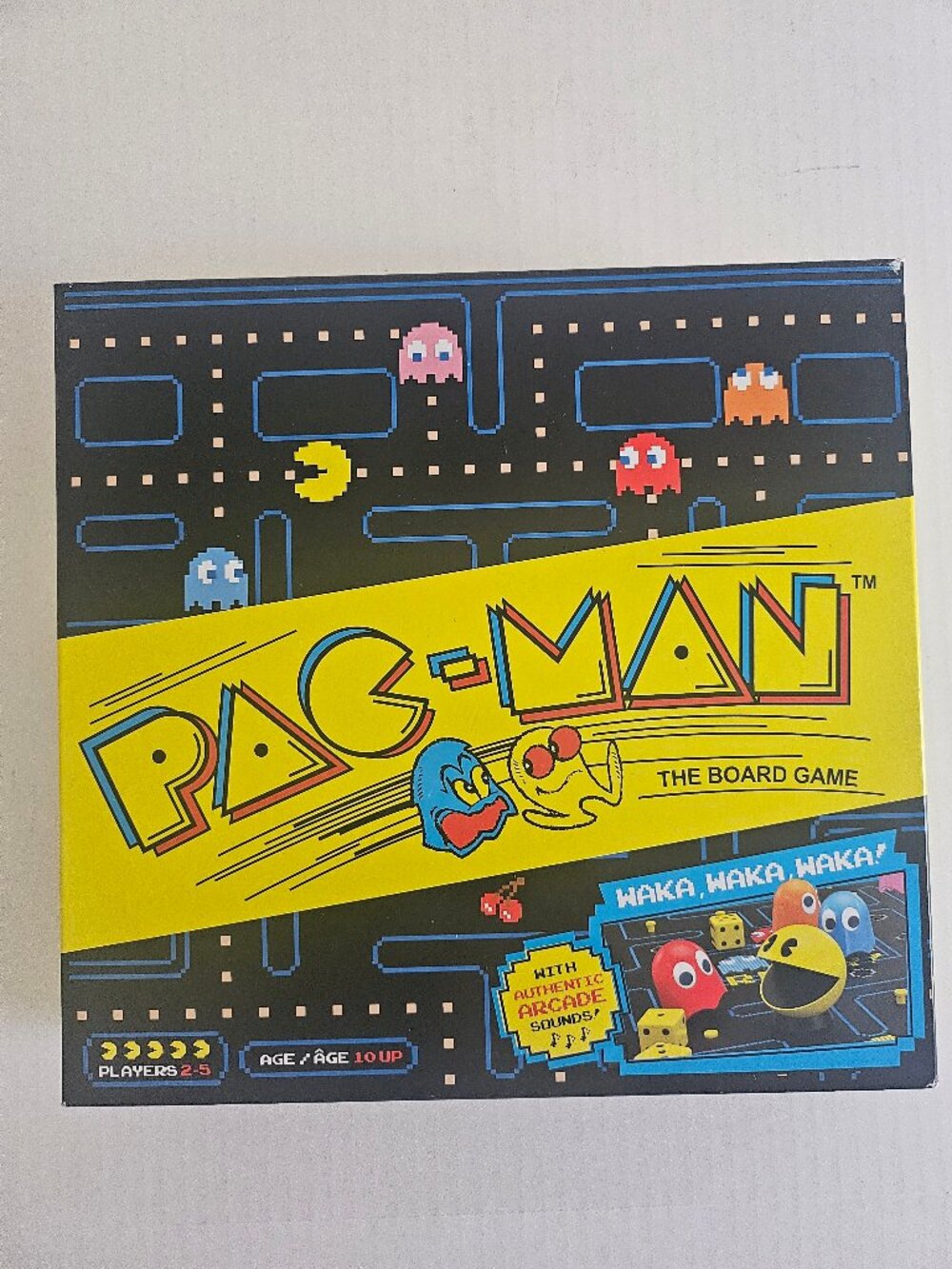 Buffalo Games Pac Man The Board Game With Authentic Arcade Sounds Complete, New